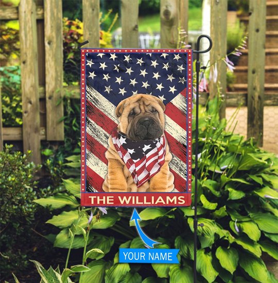 DIF4042-Weimaraner Personalized Flag