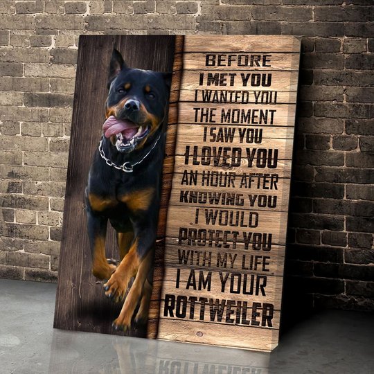 CHD0109 Rottweiler Matte Canvas