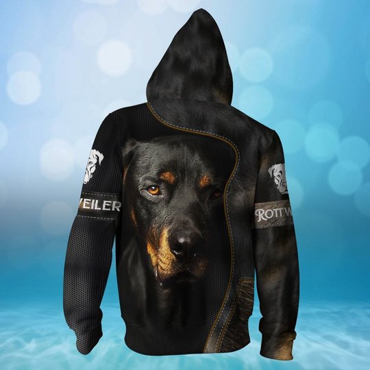 CHTD2008 Rottweiler Personalized 3D HOODIE