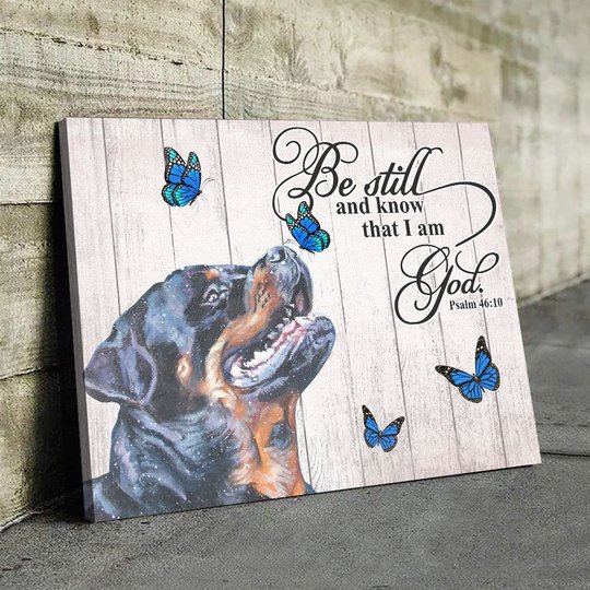 THD0129 Rottweiler Matte Canvas