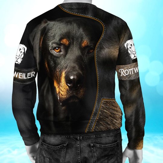 CHTD2008 Rottweiler Personalized 3D HOODIE