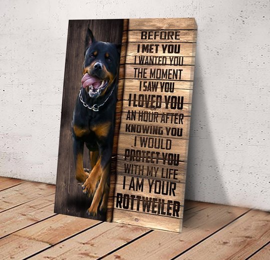 CHD0109 Rottweiler Matte Canvas