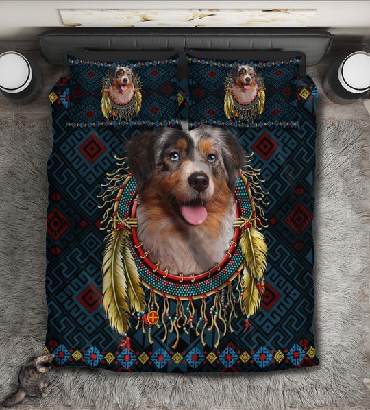 THBDOG1006 Australian Shepherd Bedding Set