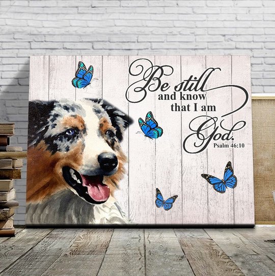 THD0118 Australian Shepherd Matte Canvas