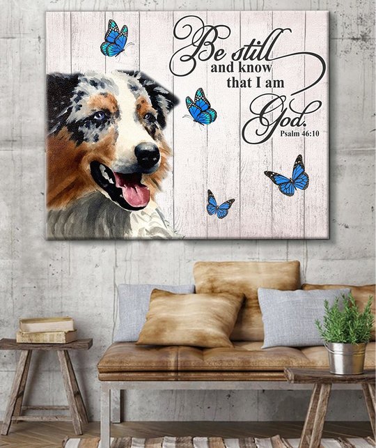 THD0118 Australian Shepherd Matte Canvas