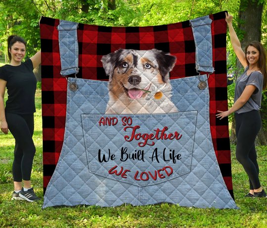 Australian Shepherd Quilt Bed Set & Quilt Blanket TUE4801 - TUQ4801