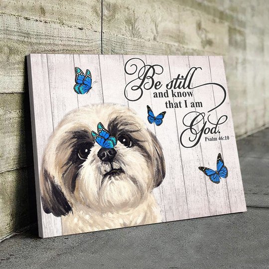 THD0108 Shih Tzu Matte Canvas