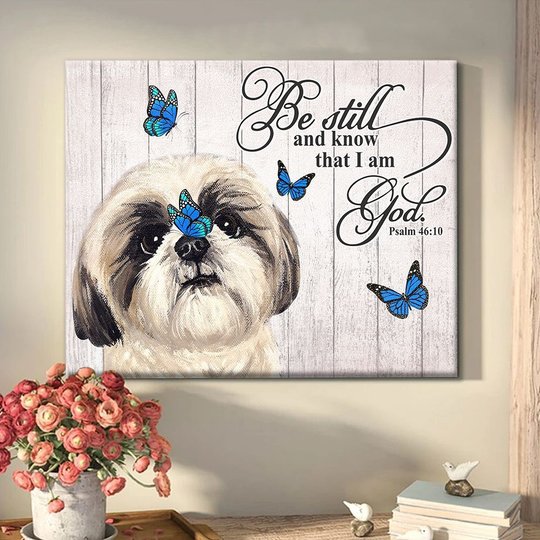 THD0108 Shih Tzu Matte Canvas