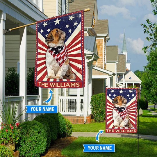 DIF3033 - Shih Tzu Personalized Flag