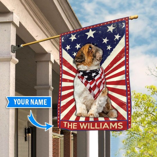 DIF3033 - Shih Tzu Personalized Flag