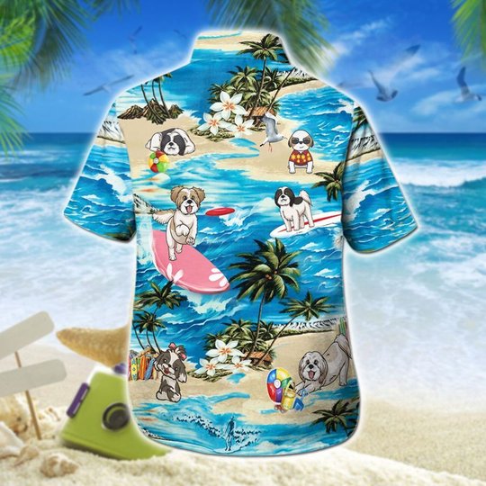 Shih Tzu Hawaii Men-Women Set THT20071703-THO20071703