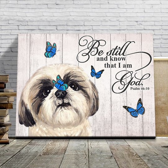 THD0108 Shih Tzu Matte Canvas