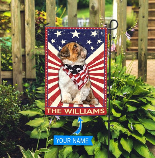 DIF3033 - Shih Tzu Personalized Flag
