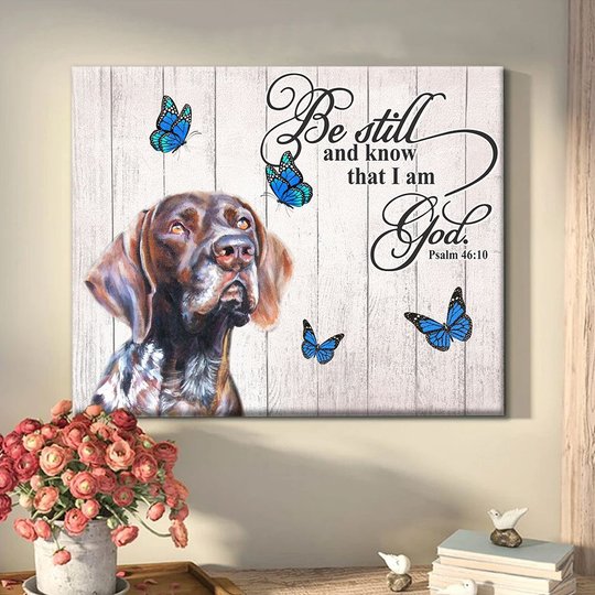 THD0150 German Shorthaired Pointer Matte Canvas