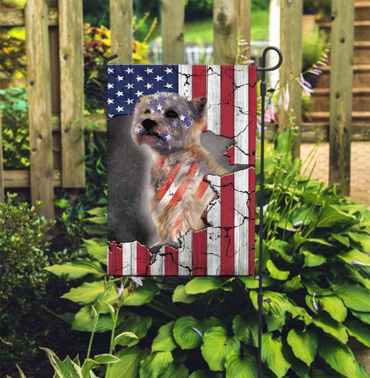 THF0284 West Highland White Terrier USA Flag