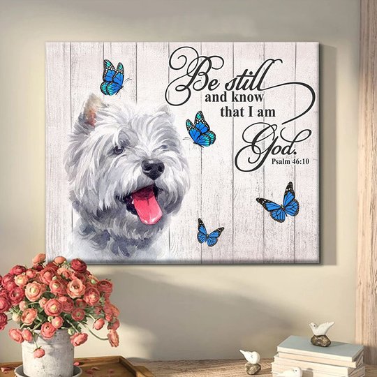 THD0109 West Highland White Terrier Matte Canvas