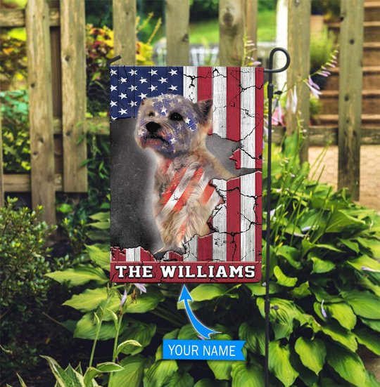 THF0279 West Highland White Terrier USA Personalized Flag