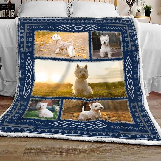 QUI2002 West Highland White Terrier 2 Quilt Blanket