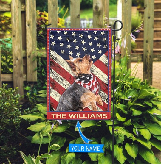 DIF4045-Yorkshire Terrier Personalized Flag