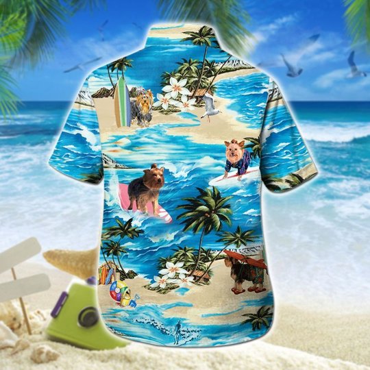 Yorkshire Terrier Hawaii Men - Women Set THT20072705-THO20072705