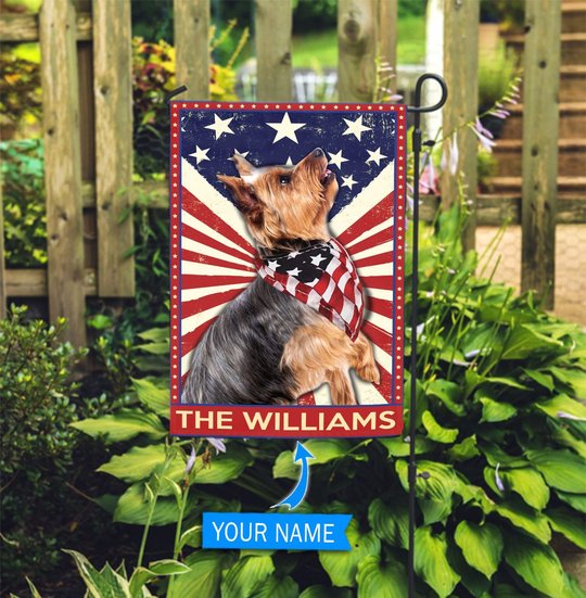 DIF3035-Yorkshire Terrier Personalized Flag