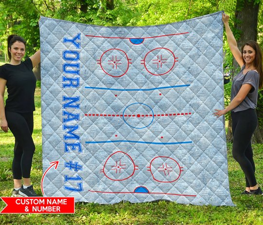 Gifts for Hockey players Quilt Bed Set Quilt Blanket DIQ21101201-DIE21111201