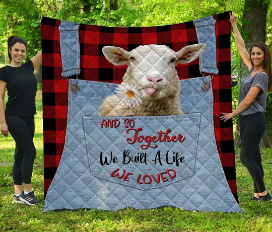 Sheep Quilt Bed Set & Quilt Blanket TUE4803 - TUQ4803