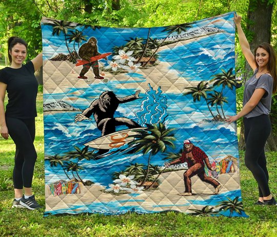 Bigfoot Quilt Bed Set & Quilt Blanket THE20071501-THQ20071501