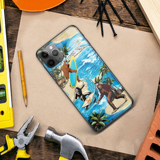 THP20071701 Bigfoot Glass Phone Case