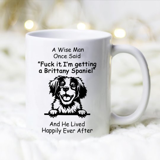 Brittany Spaniel Happily Mug THM22021151
