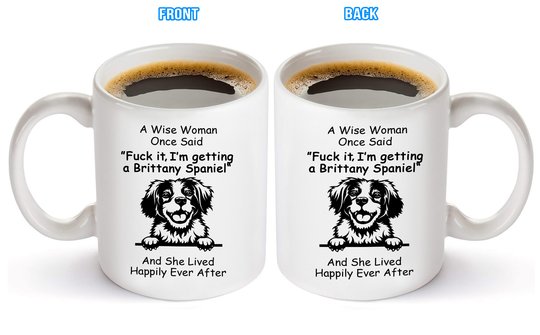 Brittany Spaniel Happily Mug THM22021151