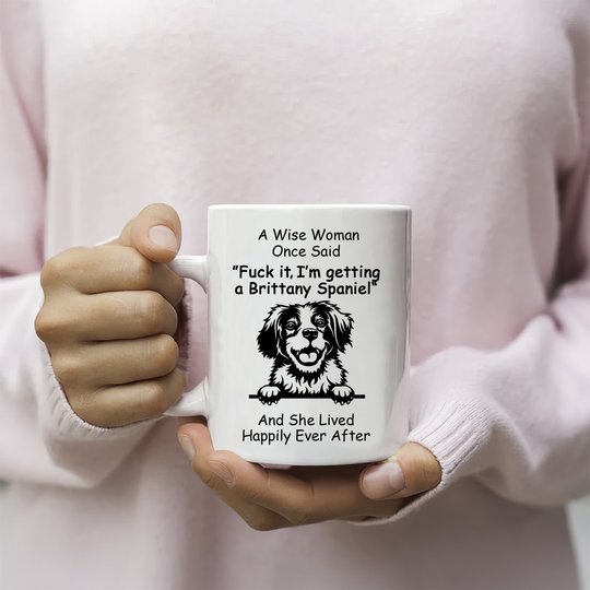 Brittany Spaniel Happily Mug THM22021151