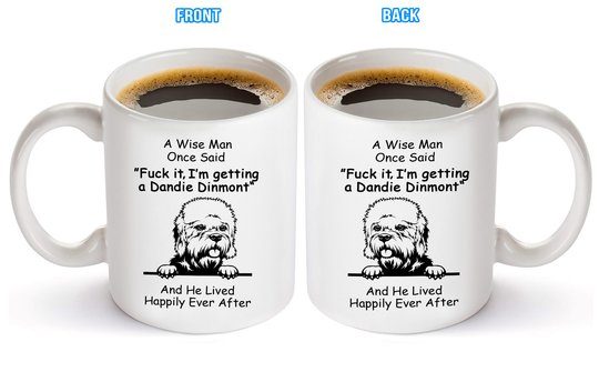 Dandie Dinmont Happily Mug THM22021153
