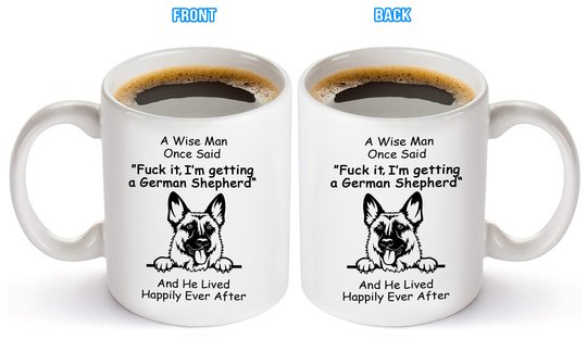 German Shepherd Happily Mug THM22021154