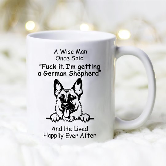 German Shepherd Happily Mug THM22021154