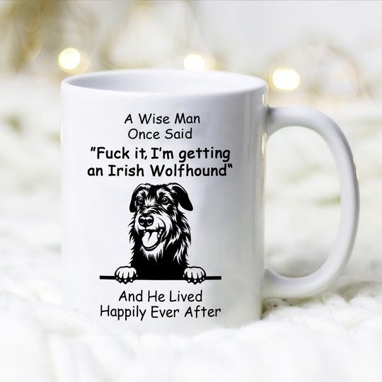 Irish Wolfhound Happily Mug THM22021155