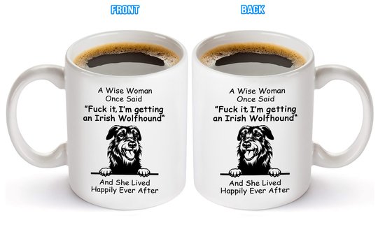 Irish Wolfhound Happily Mug THM22021155