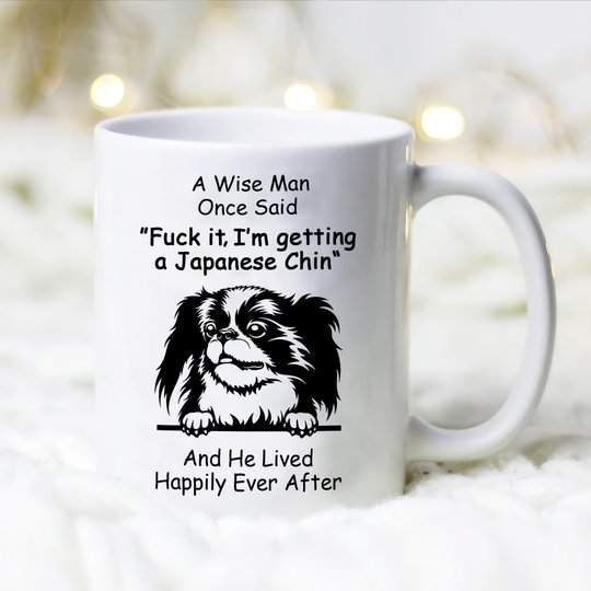 Japanese Chin Happily Mug THM22021156