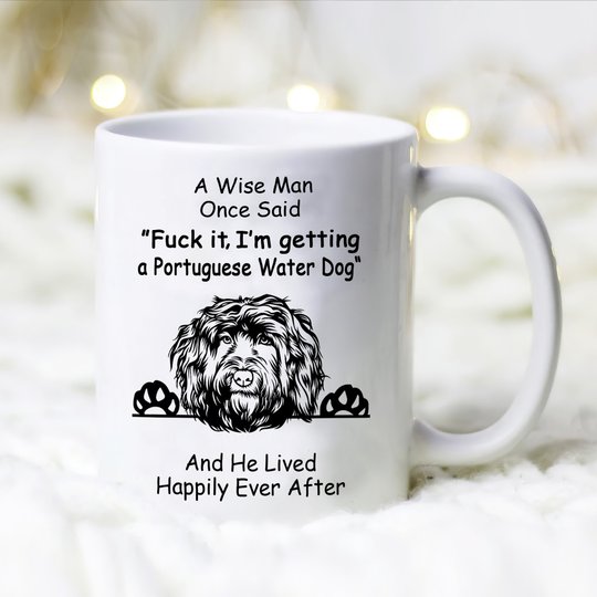 Portuguese Water Dog Happily Mug THM22021157