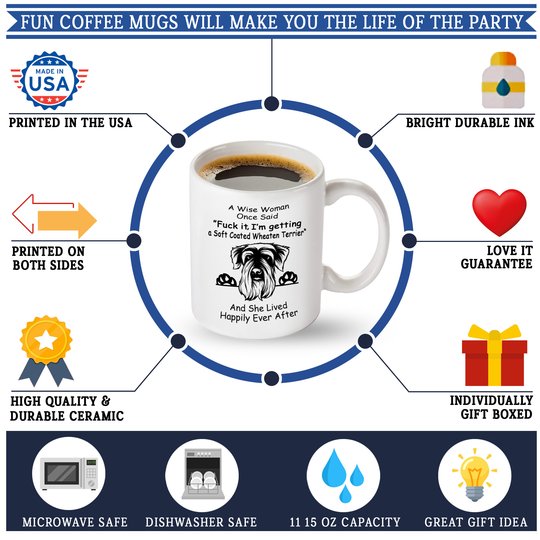 Soft Coated Wheaten Terrier Happily Mug THM22021160