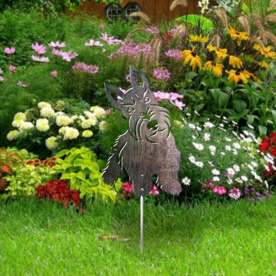 Scottish Terrier Metal Garden Art THMS22042957