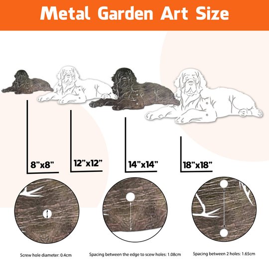 Newfoundland Metal Garden Art THMS22042954