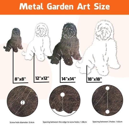 Labradoodle Metal Garden Art THMS22042953