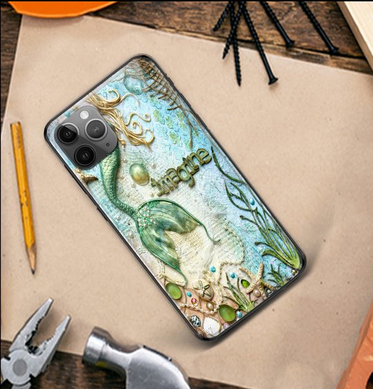 Mermaid Glass Phone Case THP23061351