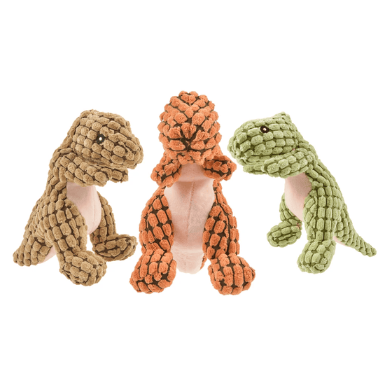 Interactive Dinosaur Plush Chew Toys for Cats & Dogs – Perfect for Small Pets!