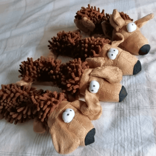 Durable Low Price Pet Dog Plush Toy Animal Shape with Squeaky for Small Dogs Chew Cleaning Toys