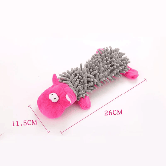 Durable Low Price Pet Dog Plush Toy Animal Shape with Squeaky for Small Dogs Chew Cleaning Toys