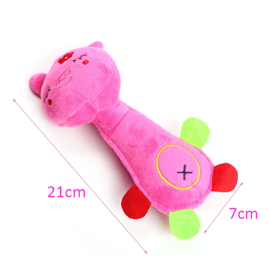 Durable Low Price Pet Dog Plush Toy Animal Shape with Squeaky for Small Dogs Chew Cleaning Toys