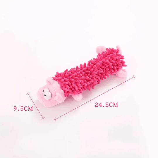 Durable Low Price Pet Dog Plush Toy Animal Shape with Squeaky for Small Dogs Chew Cleaning Toys