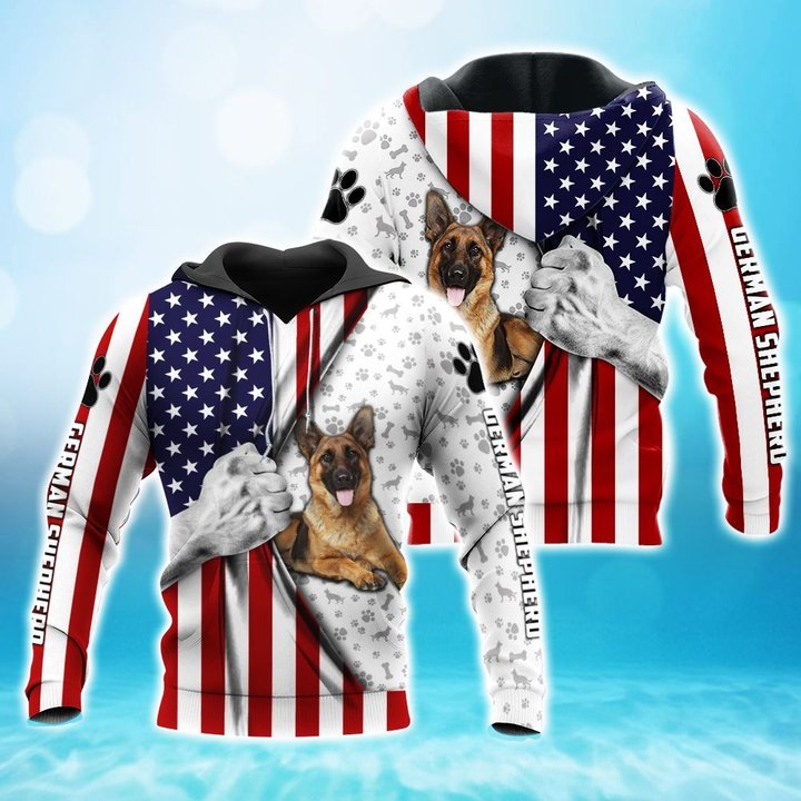 DITDOGF2003 German Shepherd 3D HOODIE
